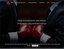 Tablet Screenshot of kancelaria-actio.com